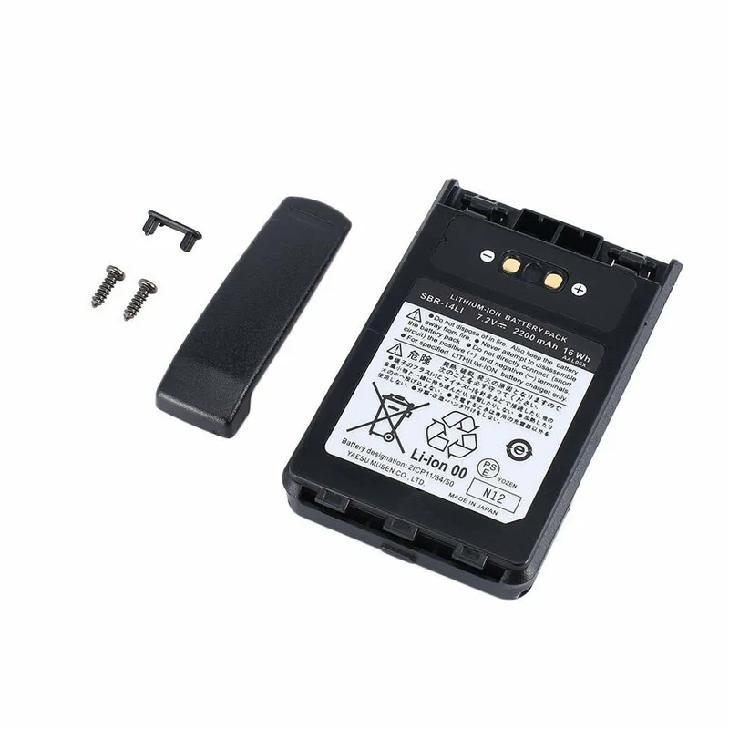SBR-14LI SBR14LI 2200 мА/ч, литий-ионный аккумулятор Батарея для Yaesu VX-8R VX-8DR VX-8GR VX8R FT-1DR FT1XD FT-2DR радио FBA-39 FNB-102LI FNB-101Li