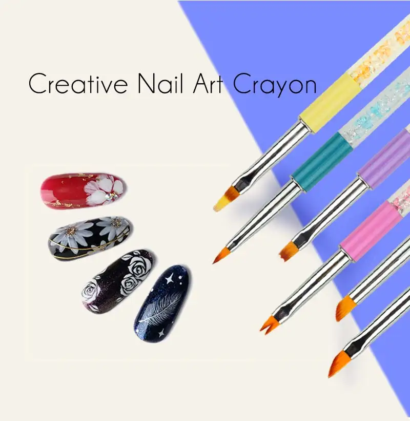 

BNG Nail Brush Gel Brush Manicure Acrylic UV Gel Extension Pen Polish Painting Drawing Paint Tools