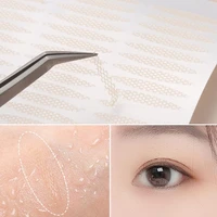 magic lace fiber eyelid sticker invisible double fold eyelid tape transparent big eyes self adhesive make up tool