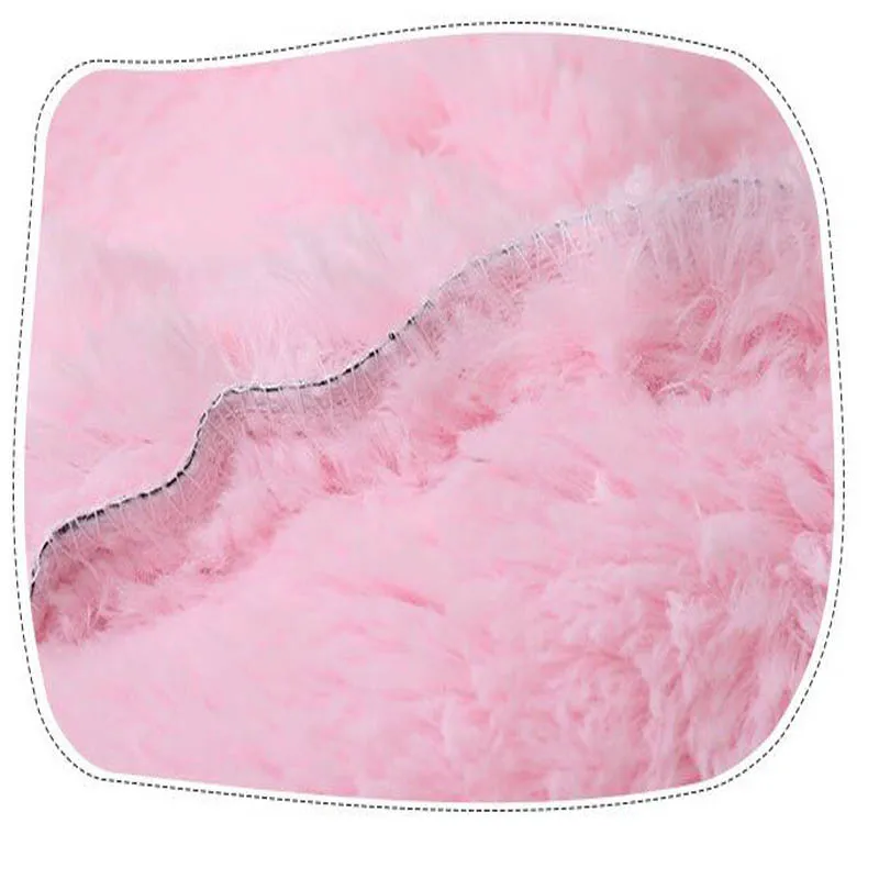 Превосходное лохматое меховое пончик Cuddler теплое плюшевое Домик принцессы кошки