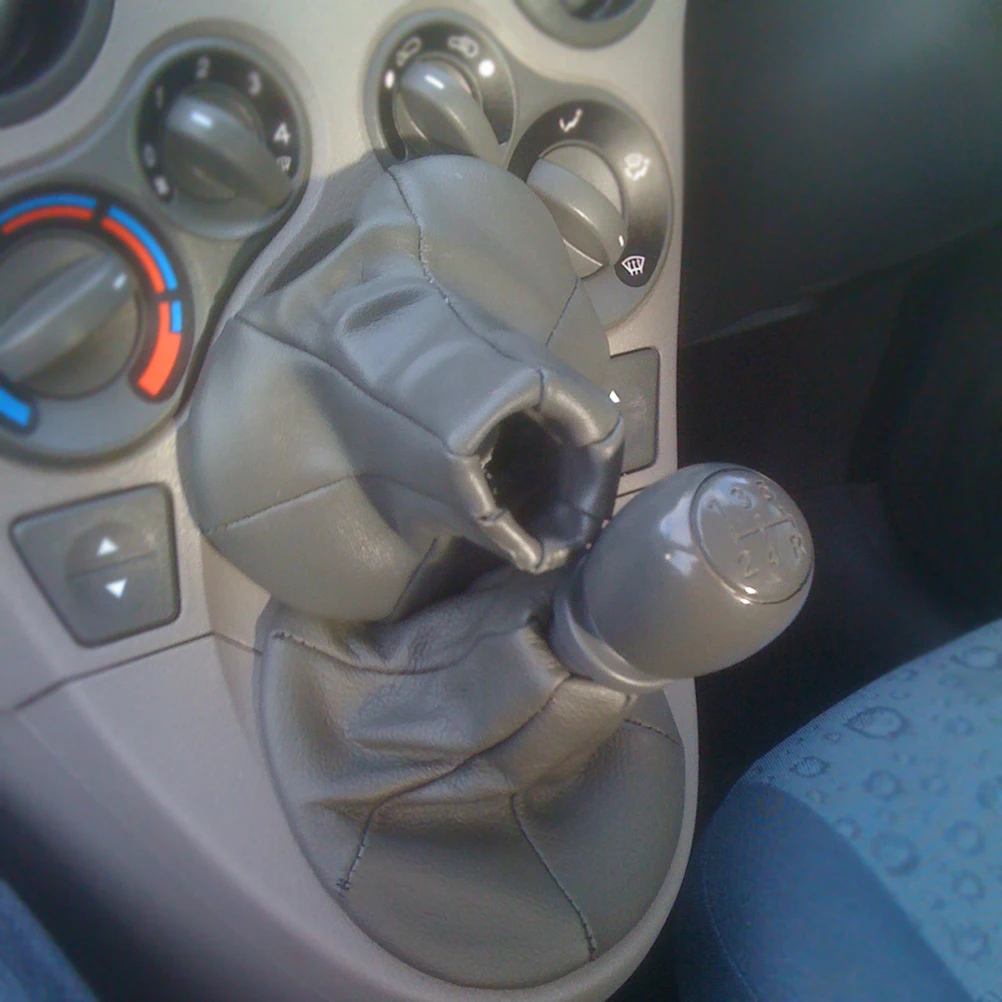 Автомобиль Pu кожа Механизм Gaiter Gaitor Сдвиг Воротник загрузки Пылезащитный для Fiat 500