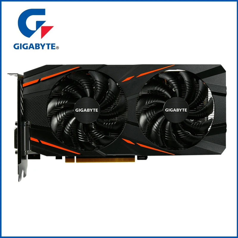 Видеокарта Gigabyte Radeon RX580 8G rx 580 с питанием от AMD PC графическая карта интуитивно