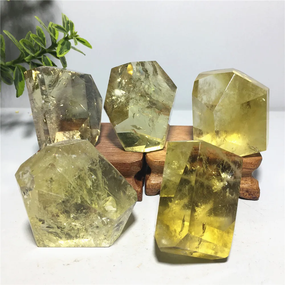 

Citrine Natural Stone And Crystal Healing Quartz Rainbow Mineral Point Wicca Supplies Topaz Freeform Ornament For Home Decor