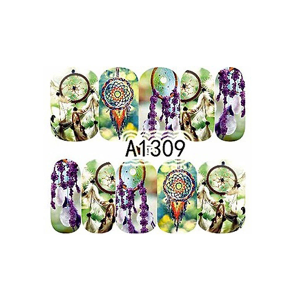 1 Big Sheet Water Transfer Dream Catcher Series Nail Art Sticker DIY Decal Decor | Красота и здоровье