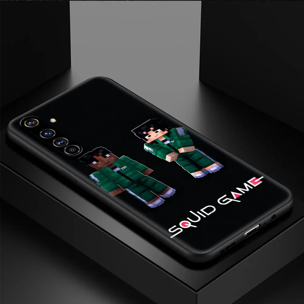 squid game tv show shockproof case for realme c3 8 pro bag fundas silicone soft tpu back cover for realme 6 7 pro c21 shell bag free global shipping
