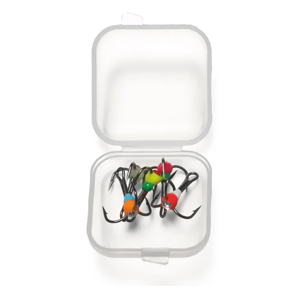 5 шт. прочные рыболовные крючки тройные Крючки