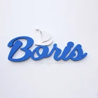 Деревянный знак имени мальчика или девочки с парусной лодкой, знак имени двери, знаки имени ребенка, декор для пляжа и коттеджа, детский Знак, детская комната