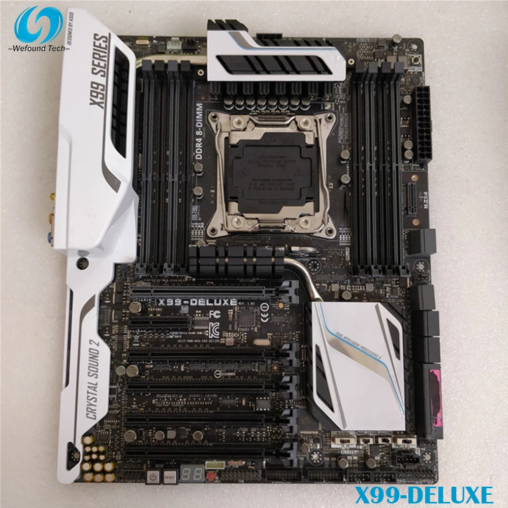 

For ASUS X99-DELUXE LGA2011-3 128G PCI-E3.0 DDR4 ATX Desktop Motherboard High Quality Fully Tested Fast Ship