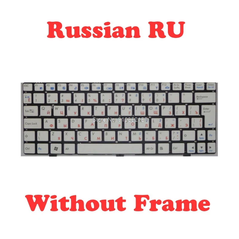 PO HB RU Клавиатура для CLEVO MP 08J66P0 4303W 6 80 W3100 151 1 08J63HB 430 M1110 290 08J66SU 43013|Клавиатуры| |