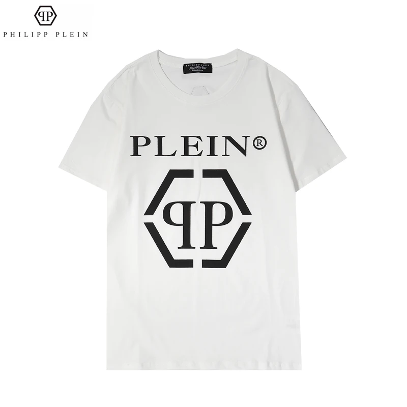 

Philipp Plein brand fashion T-shirt summer casual short-sleeved tops European and American street tops