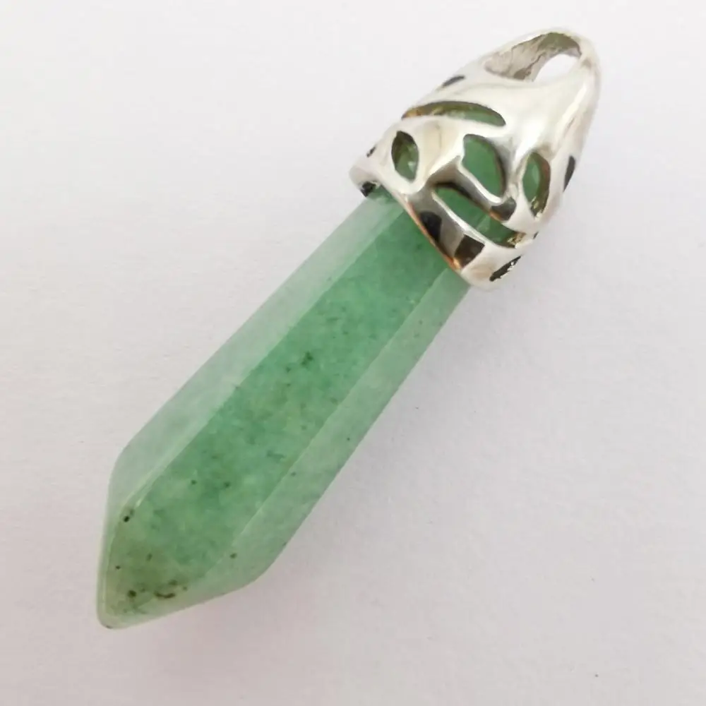 Подвеска в виде столба с искусственным драгоценным камнем 8x38 мм ювелирные