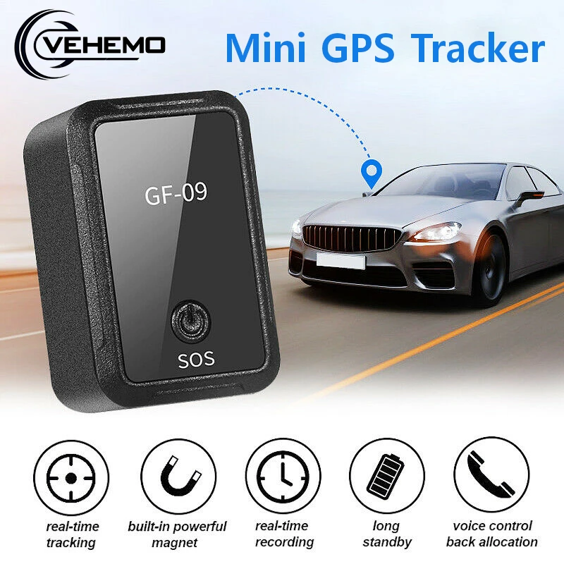 GF-09 мини gps трекер Универсальная установка для подставки-держатели для портативных устройств грузовик Дети в режиме реального времени долгое время ожидания gps локатор для SOS