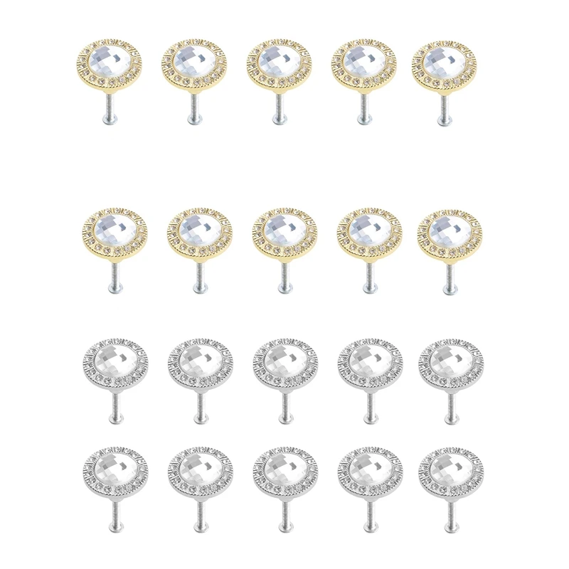 10 шт. ручки для комода Хрустальные Ручки шкафа Шкаф Алмазная форма мебельные