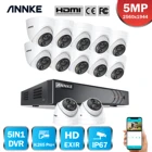 Система видеонаблюдения ANNKE, 16 каналов, 5 МП, 5 МП, 5 в 1, H.265 + DVR, 12 шт., IP67, 5 Мп
