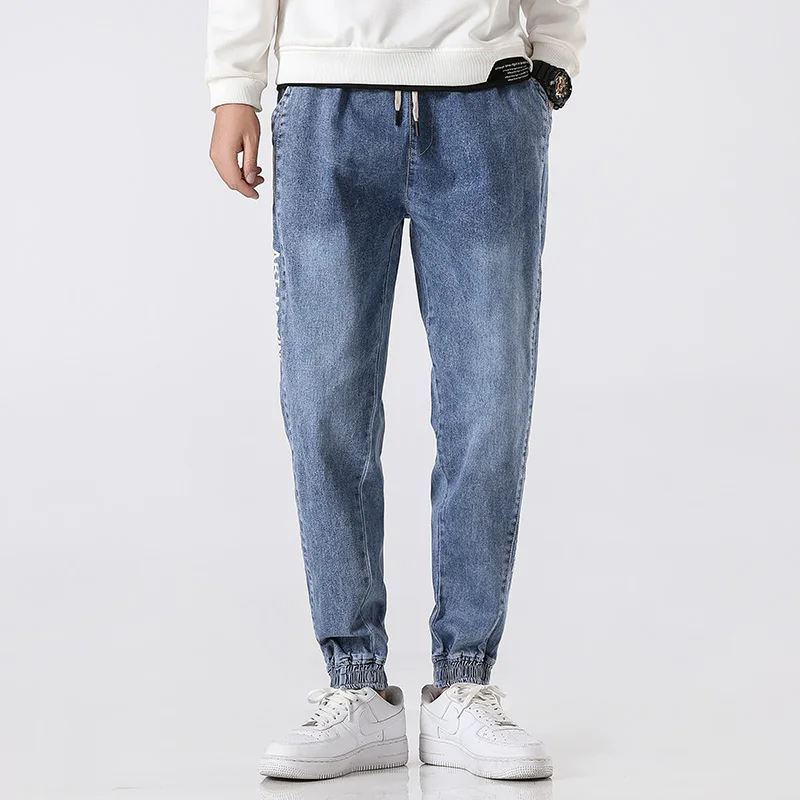 

Men's New Harem Casual Sports Pants 2021 Spring and Autumn Hip-hop Street Long Pants Fitness Jogging Elastic Waist Sportswear