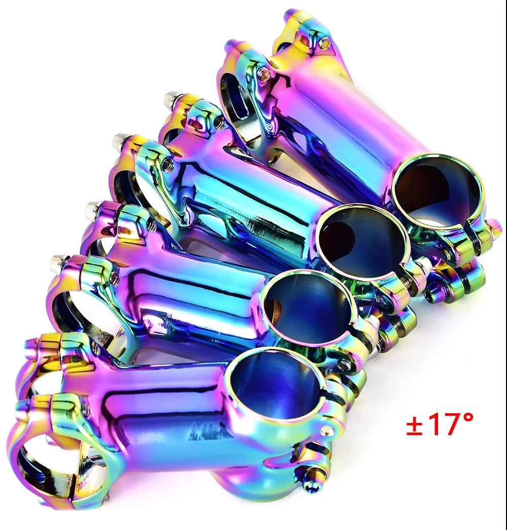 

mtb mountain bike bicycle stem 31.8MM*60 70 80 90mm ultralight bicycle colorful cnc aluminum alloy stem bicycle parts