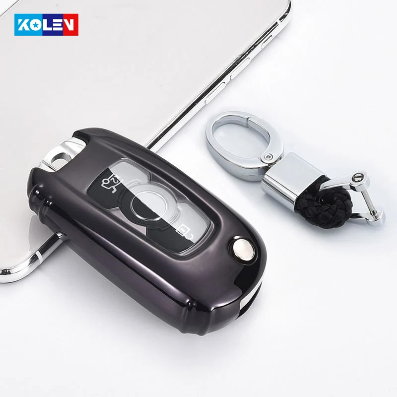 Мягкий ТПУ + PC чехол ключа дистанционного управления автомобилем для Buick Verano Encore GX