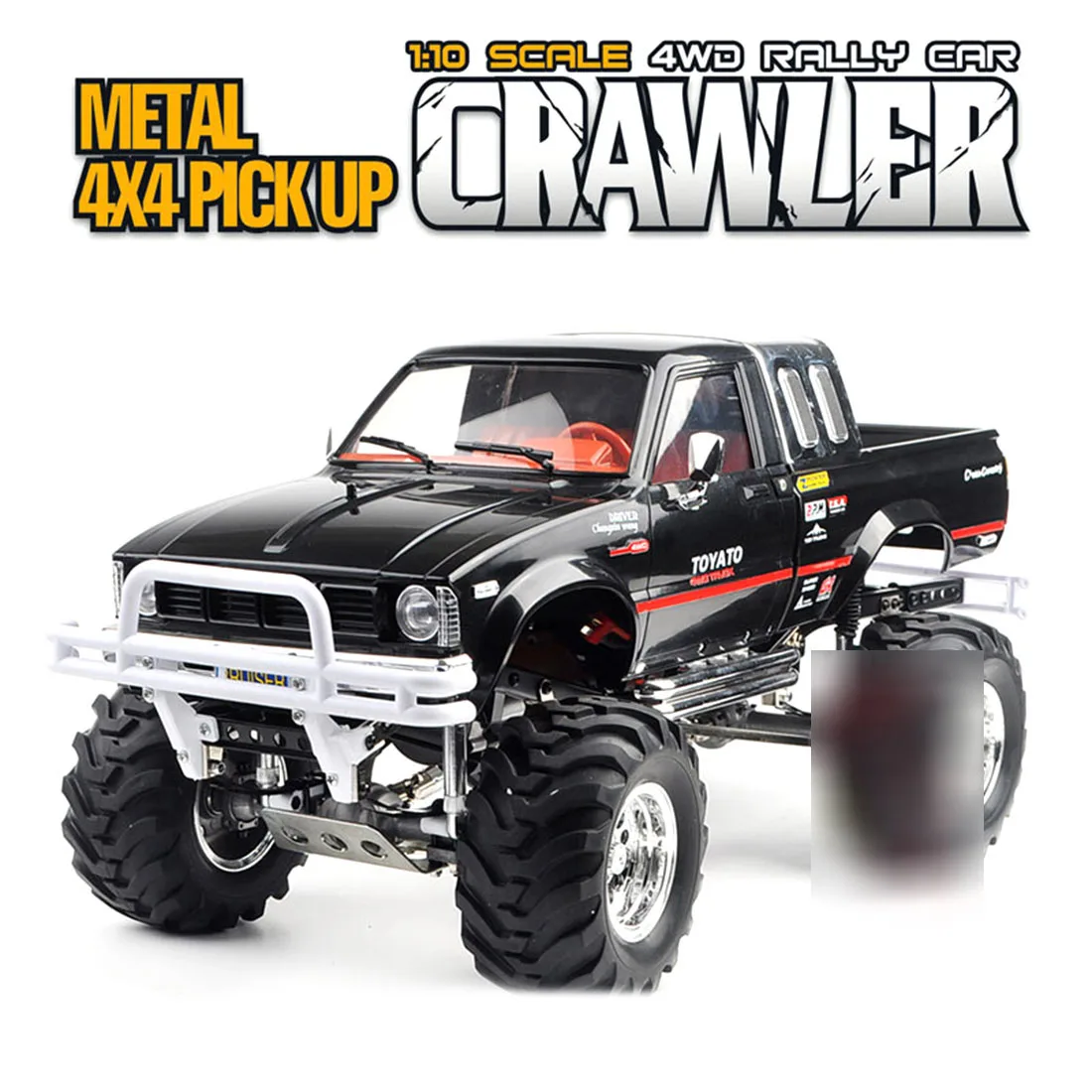 Масштаб 1:10 полноприводный Электрический радиоуправляемый пикап гусеничный