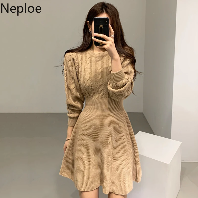 Neploe шикарное трикотажное платье трапециевидной формы с круглым вырезом