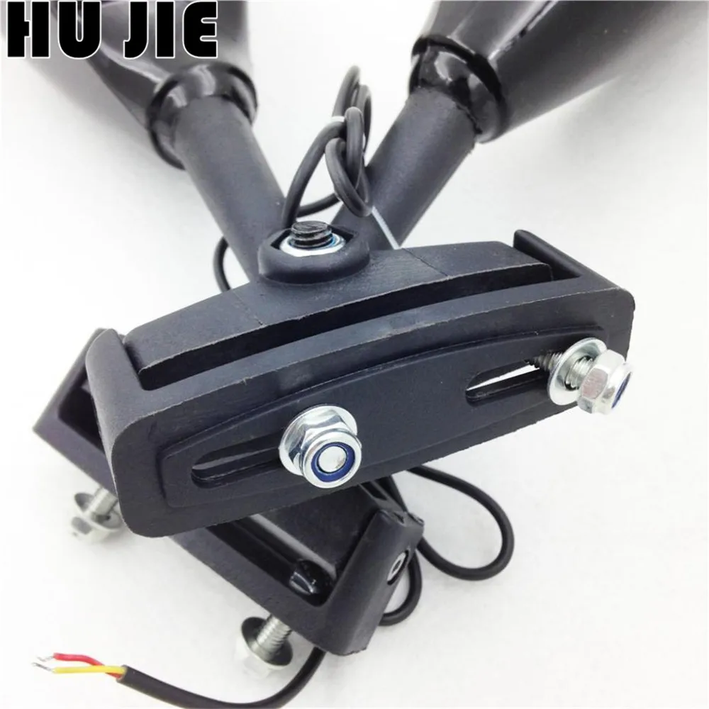 

Universal Motorcycle LED Turn Signal Side Rearview Mirrors For Honda For Kawasaki For Suzuki For Yamaha For Ducati
