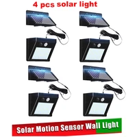 30 led motion sensor light solar lights lamp for outdoor wall garden yard waterproof rotable stick with four modesoptional seper