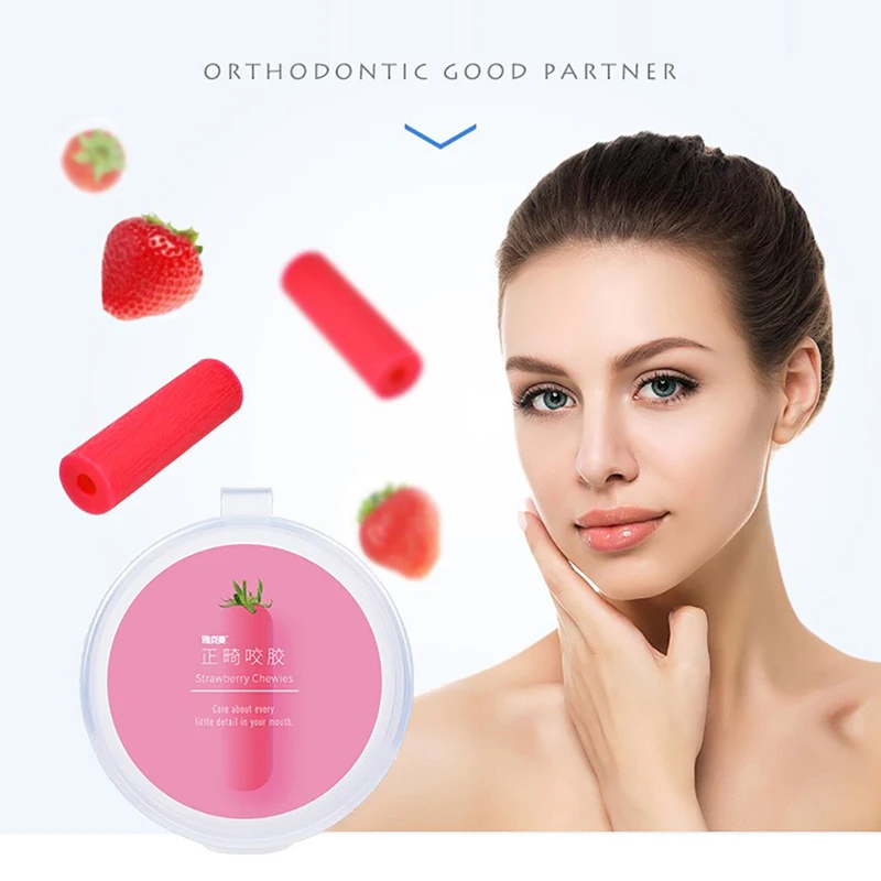 

Новинка, держатель Chewies 2 шт./кор., невидимый фиксатор, Ортодонтическая силиконовая палочка perfect smile, 5 цветов на выбор