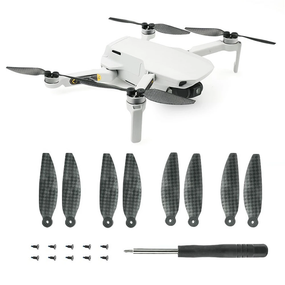 1/2 пар лопастей пропеллера из углеродного волокна для Mavic Mini быстросъемные