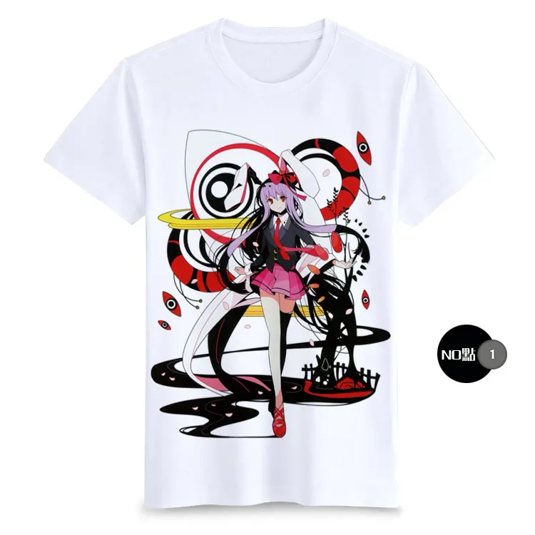 Футболка для косплея из японского аниме проекта Touhou летняя футболка с принтом
