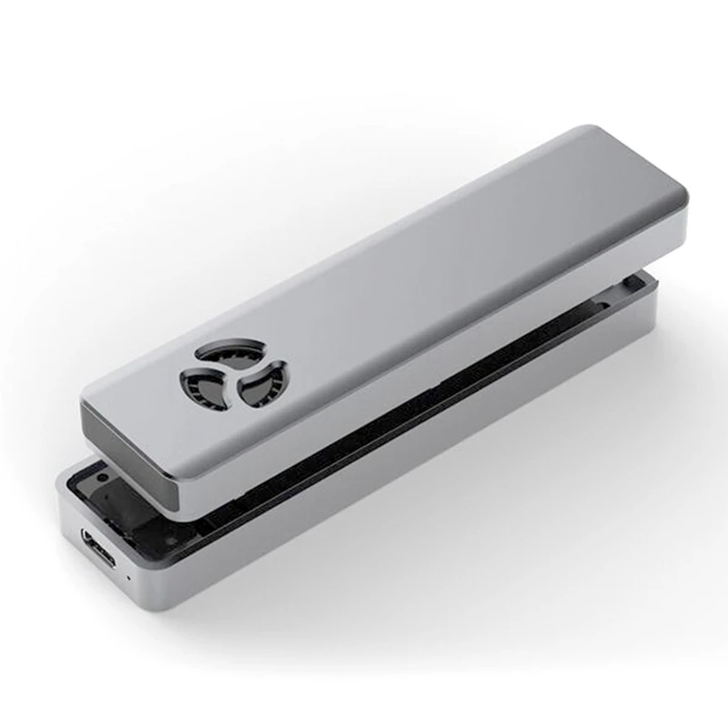 M.2 SSD коробка с вентилятором не требует применения инструментов Установка