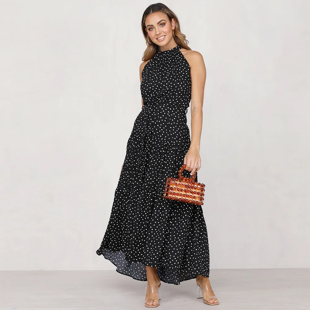 Новинка весенне летнее шифоновое длинное платье женское богемное Платье с