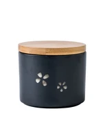 japanese style ceramic sealed can coffee pot tea jar with lid household food storage box jar