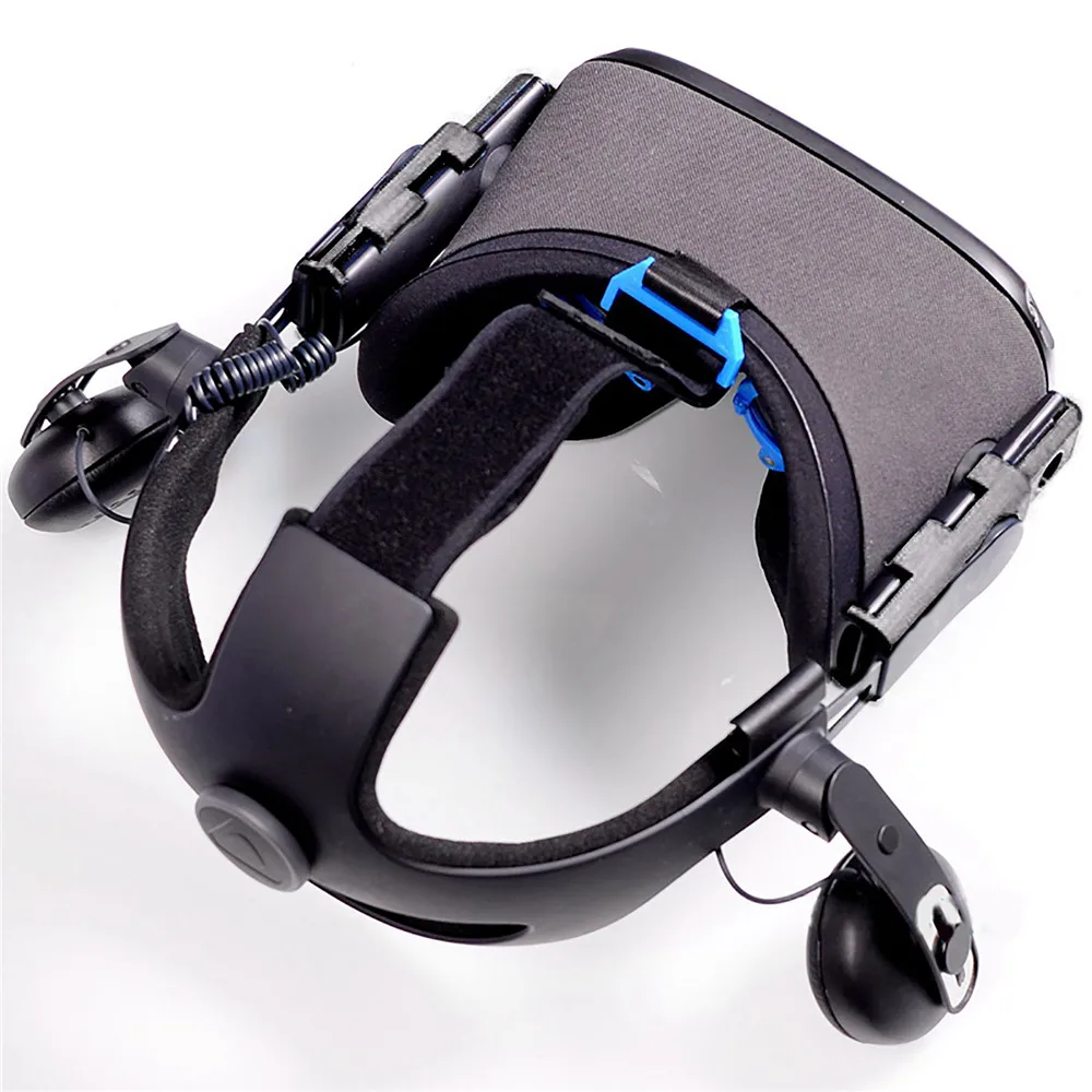 

R гарнитура Регулируемые соединительные фитинги для Oculus Quest & для HTC VIVE VR Шлем Повязка на голову ремешок разъемы