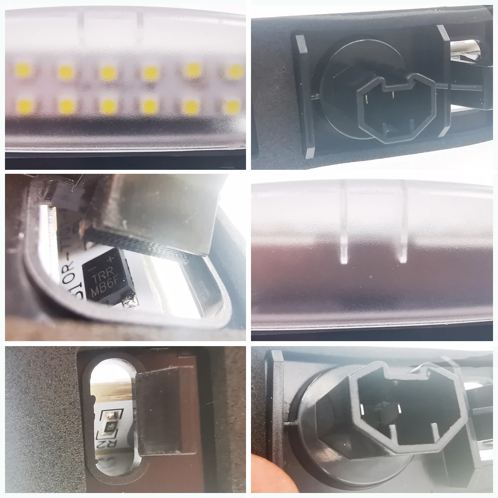 2 шт. светодиодный номерной знак для Toyota Aurion Avensis, Verso Camry Echo 4D Matrix Prius Scion TC Yaris Venza Previa