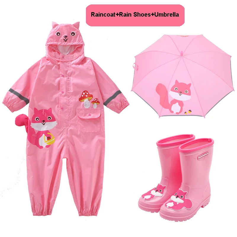 Милые цельнокроеные штаны для дождя детский дождевик с рисунком желтый