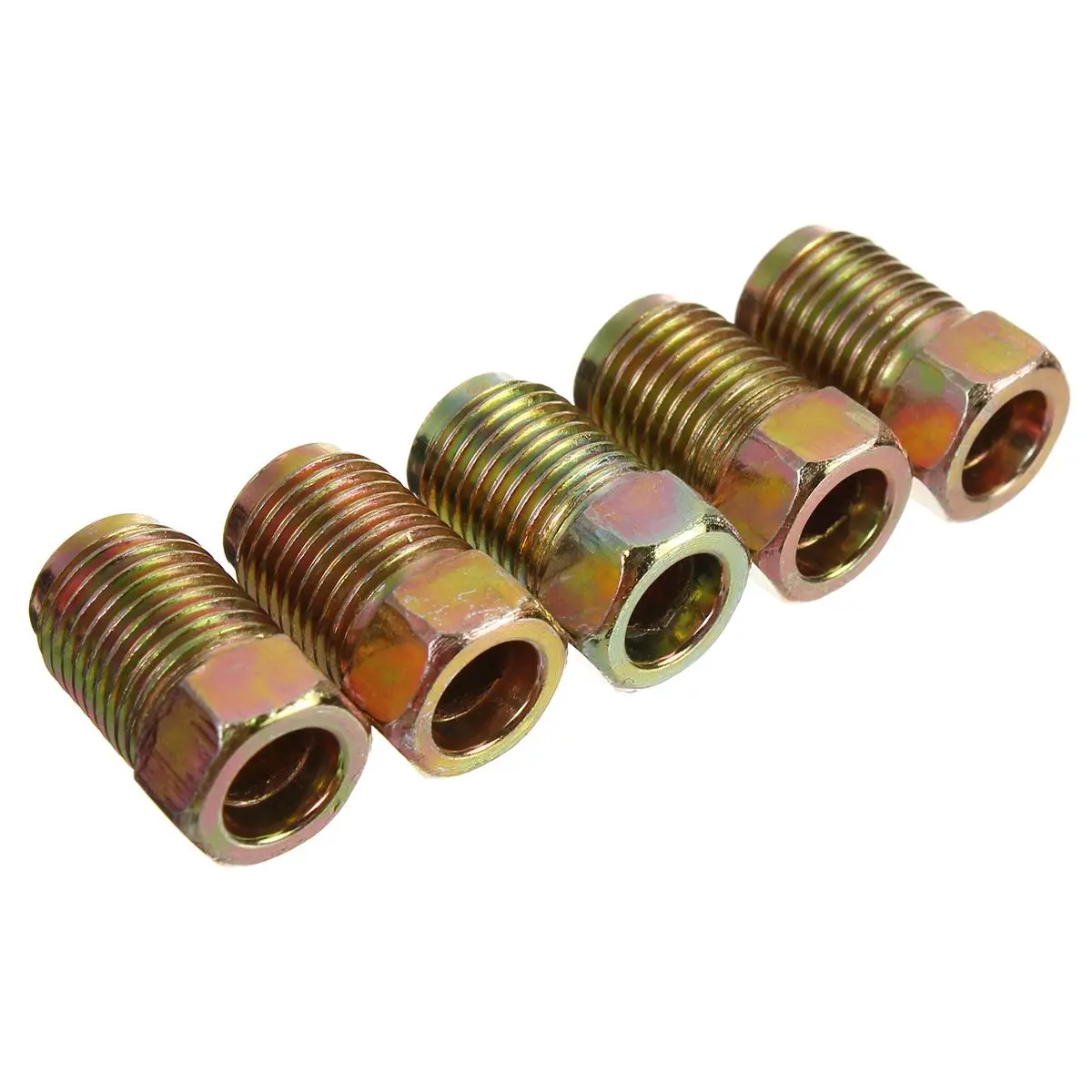 20 шт. мужские/женские торцевые соединительные гайки для тормозных труб M10 x 1 мм 3/16