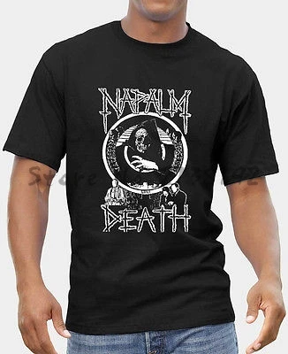 

NAPALM DEATH 1 T-SHIRT MENS BLACK FRUIT OF THE LOOM DTG tshirt men new brand tops