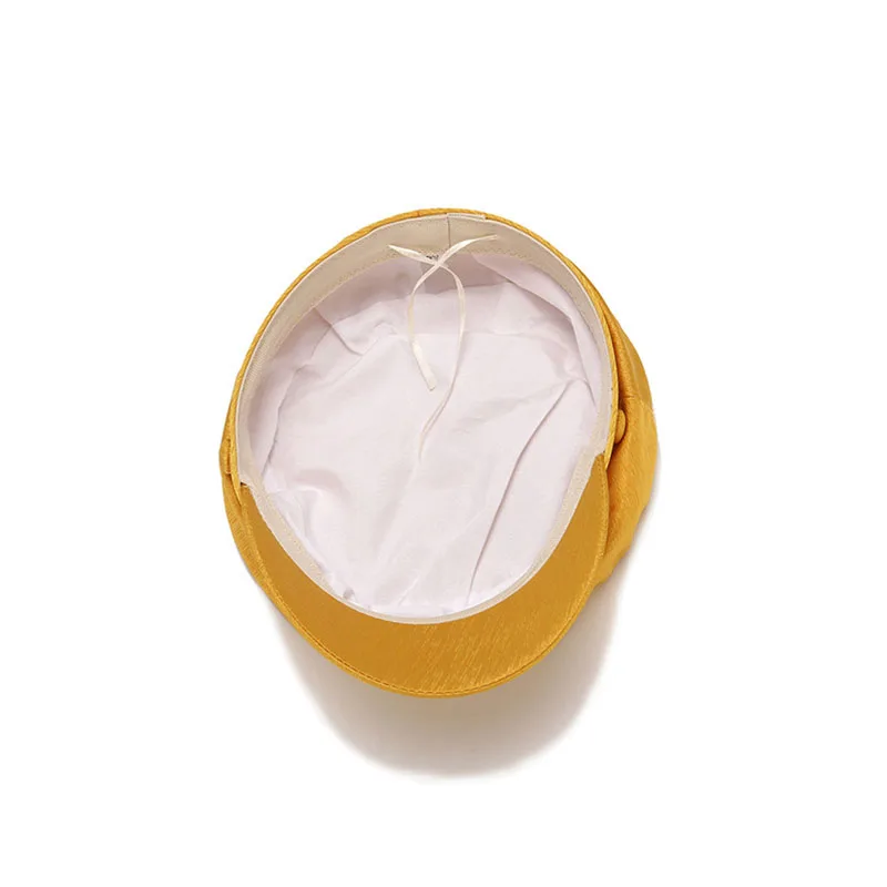 

Fibonacci Fashion Military Hat Japan Female Thin Flat Cap Breathable Beret Adjustable Octagonal Cap British Retro Wild Cap