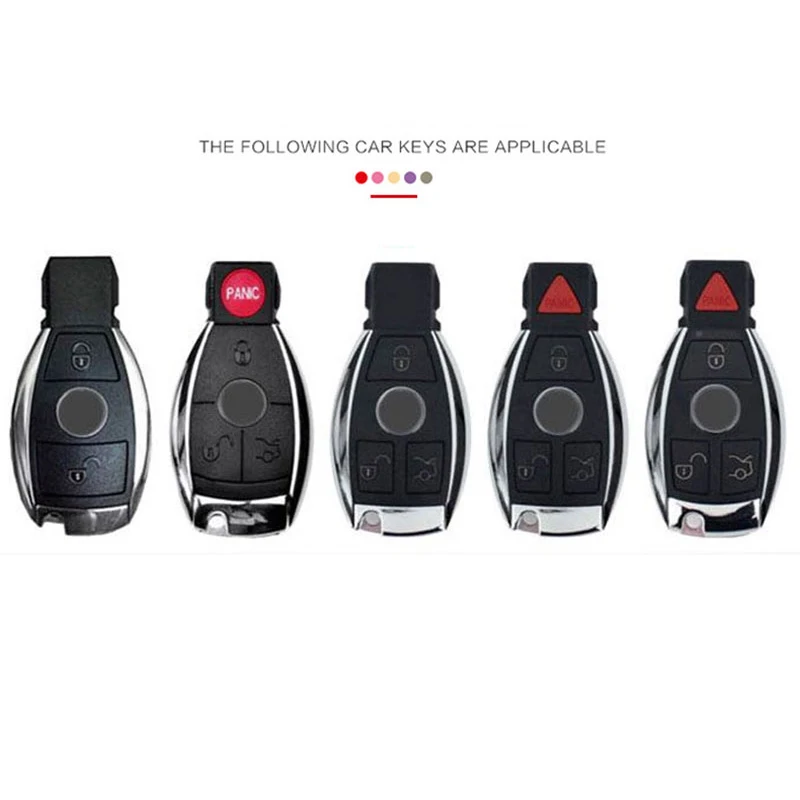 

Silicone 2/3/4 Buttons Smart Remote Car Key Shell for Mercedes Benz BGA NEC C E R S CL GL SL CLK SLK Remote Key Fob Case