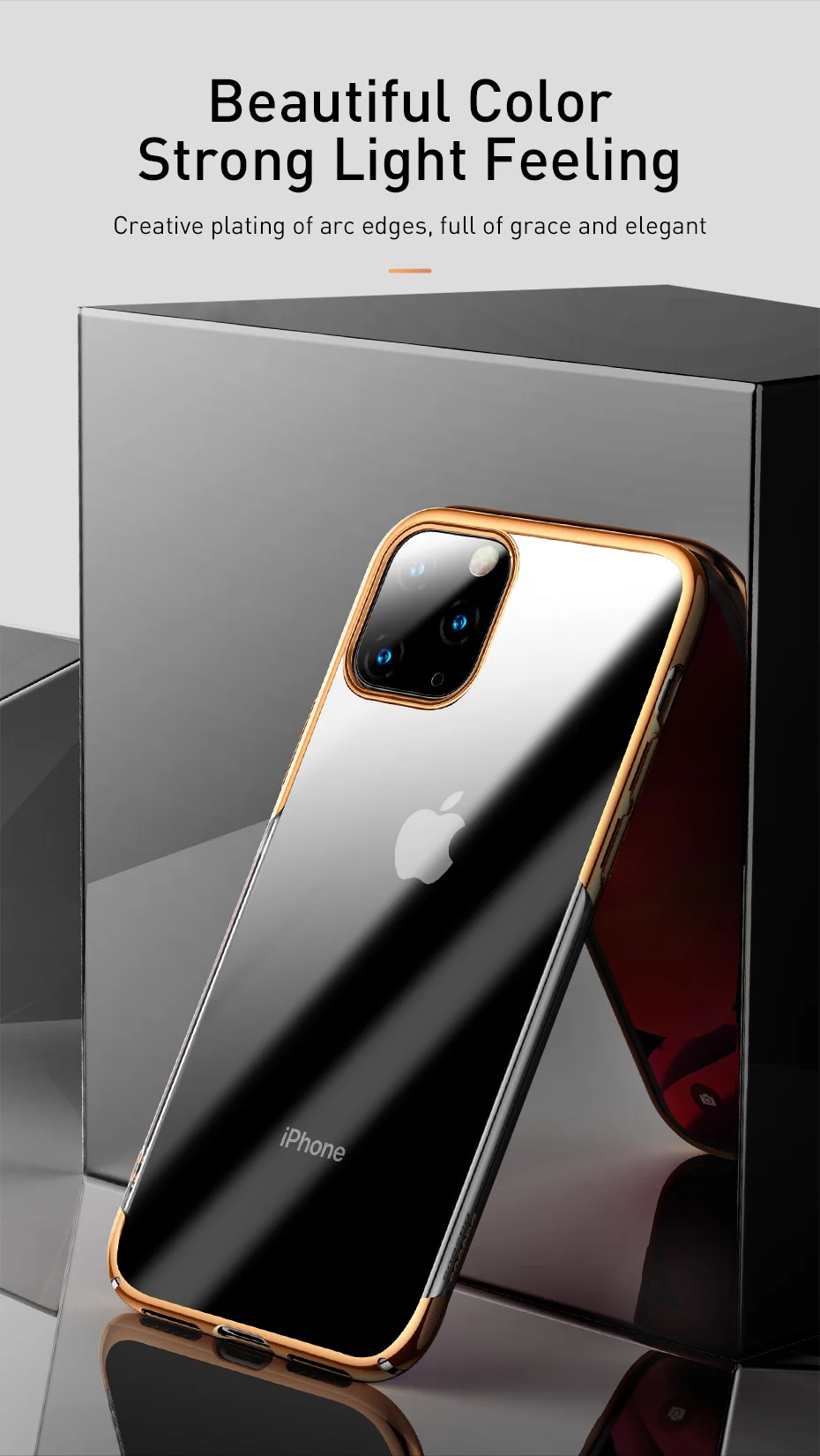 Baseus Роскошный чехол для телефона с покрытием для iPhone 11 Pro Max 11Pro Чехол Жесткий PC задняя крышка для iPhone11 защитный чехол Coque Fundas