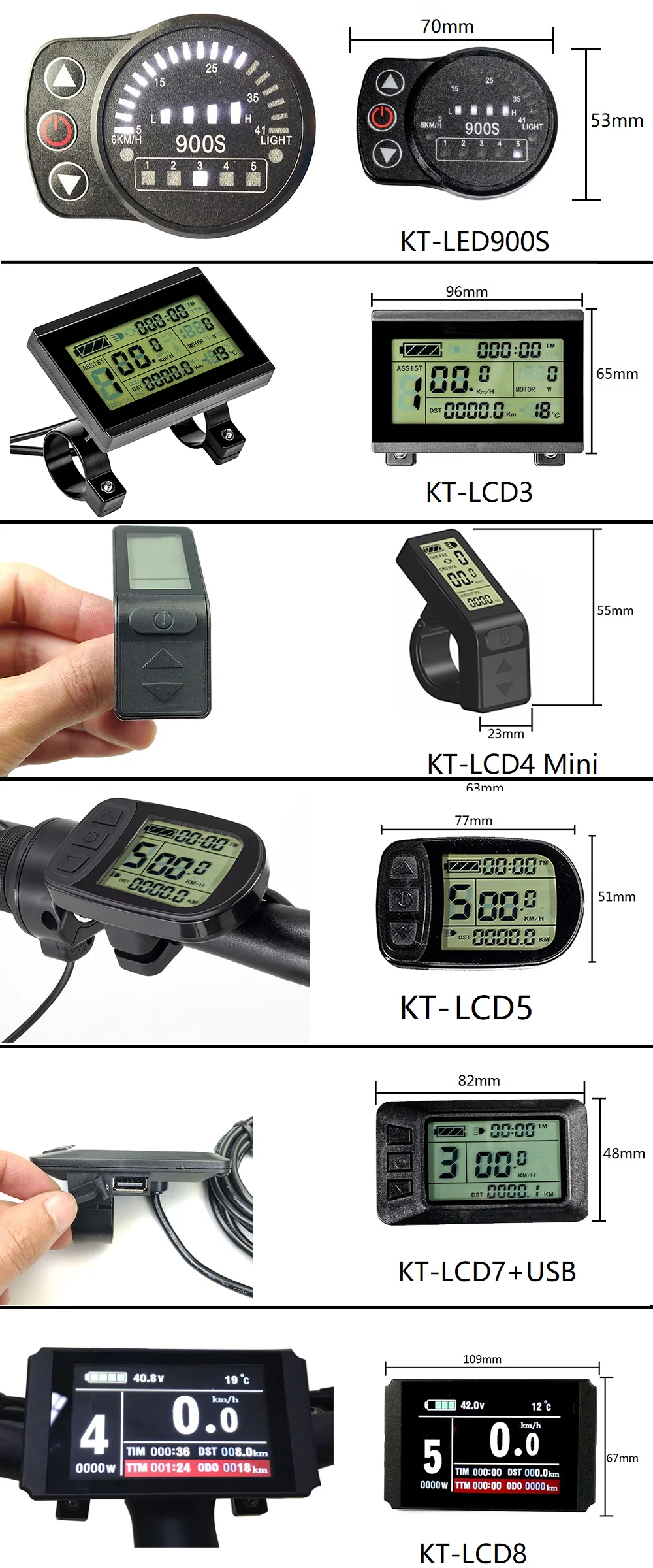 Комплект для переоборудования электрического велосипеда водонепроницаемая