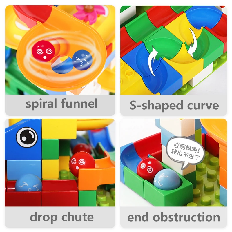 88 264 шт. мраморные строительные блоки для бега компактные с фирменными блоками