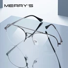 Оправа для очков MERRYS S2412, классические очки пилота для мужчин и женщин, модные оптические очки для коррекции близорукости