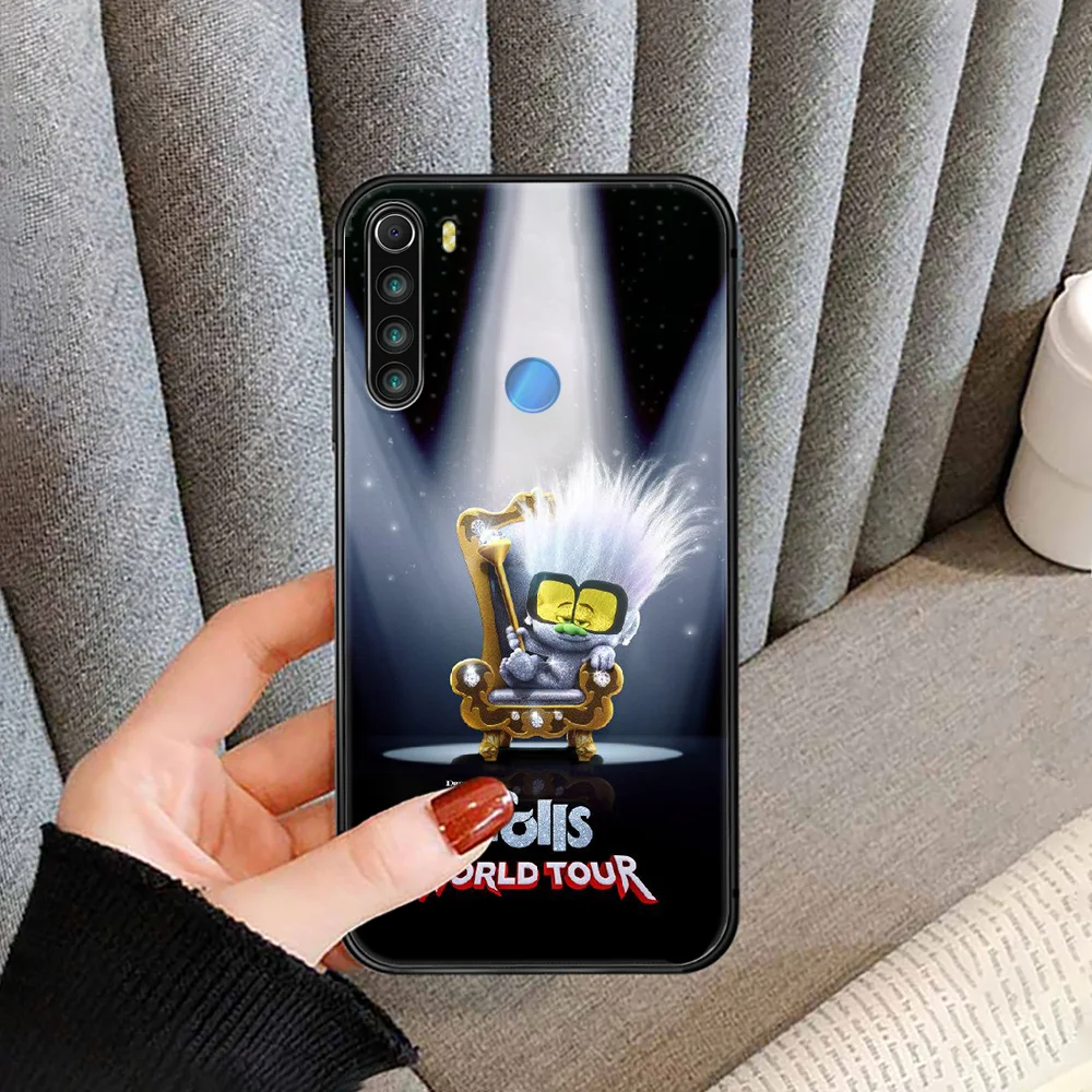 

Cartoon Trolls World Tour Phone Case cover For XIAOMI Redmi Note 3 4 4X 5 6 7 8 9 Pro T S max black Etui tpu back fashion cover
