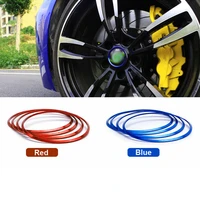 4x car accessories wheel hub decorative circle stickers for bmw 3 series e90 e91 e92 e93 f30 f31 f34 gt g20 i3 f32 f33 f36 m3 m4