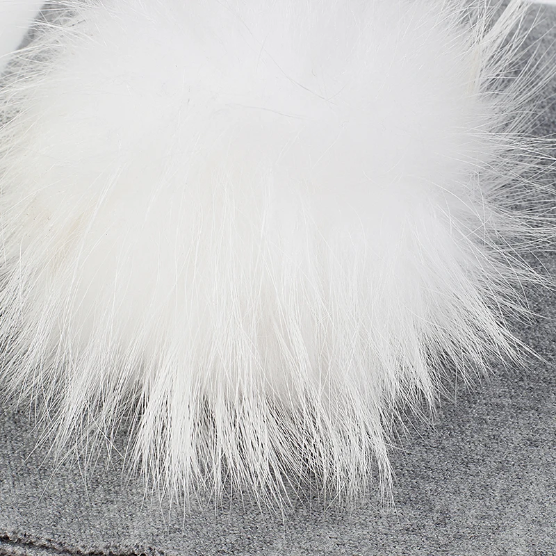 Теплое шерстяное одеяло Geebro для новорожденных дорожное сна с помпоном из