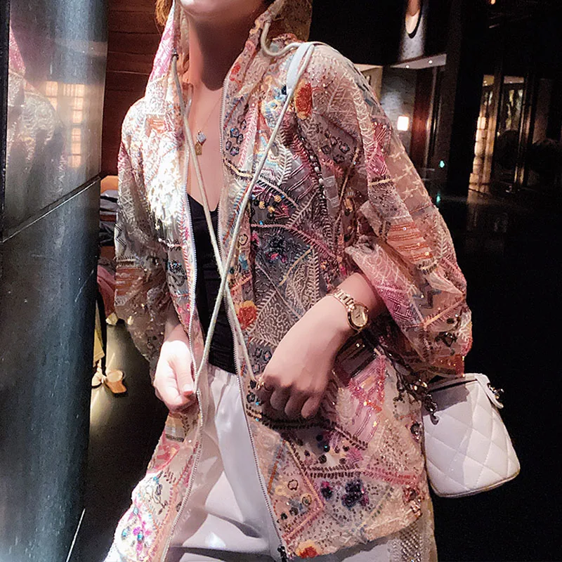 Женская свободная рубашка с капюшоном летняя блузка в европейском стиле