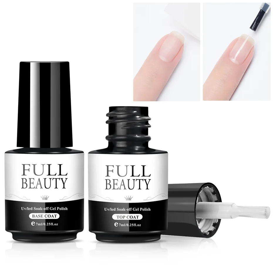 Гель лак для базового и верхнего покрытия ногтей 7 мл|Гель ногтей| |