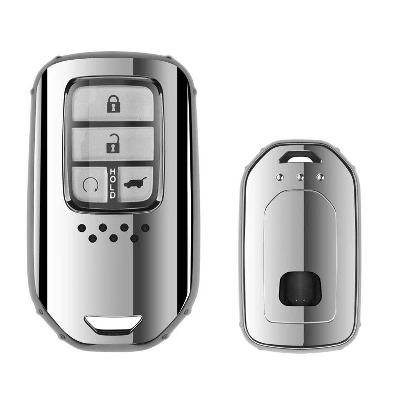 

New soft TPU Car Remote Key Case Full Cover For Honda Civic Accord Pilot CRV HR-V City Odyssey fit Freed 2016-2019 car styling
