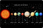 Металлическая жестяная вывеска в винтажном стиле с изображением солнечной системы, солнца 9, планеты Меркурий, Венеры, Сатурна, урана, Нептуна, 8x12 дюймов