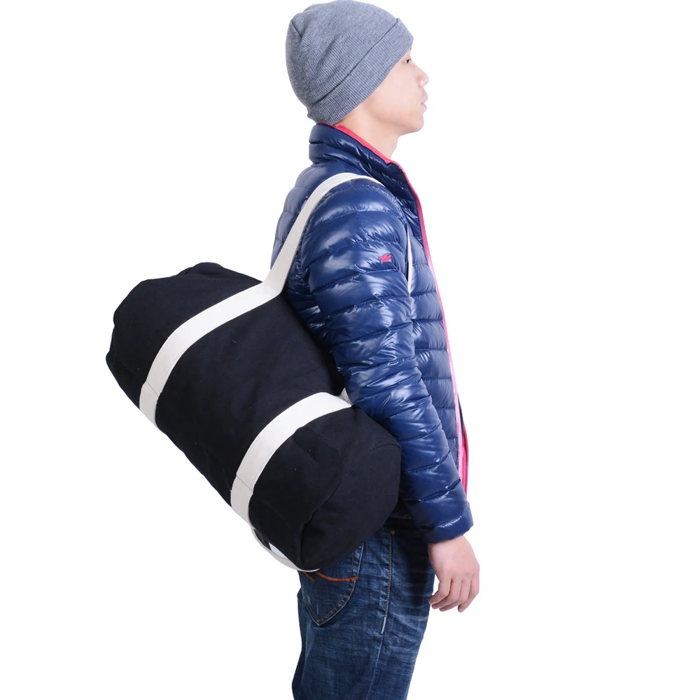 Винтажные военные холщовые кожаные сумки для багажа мужские спортивные